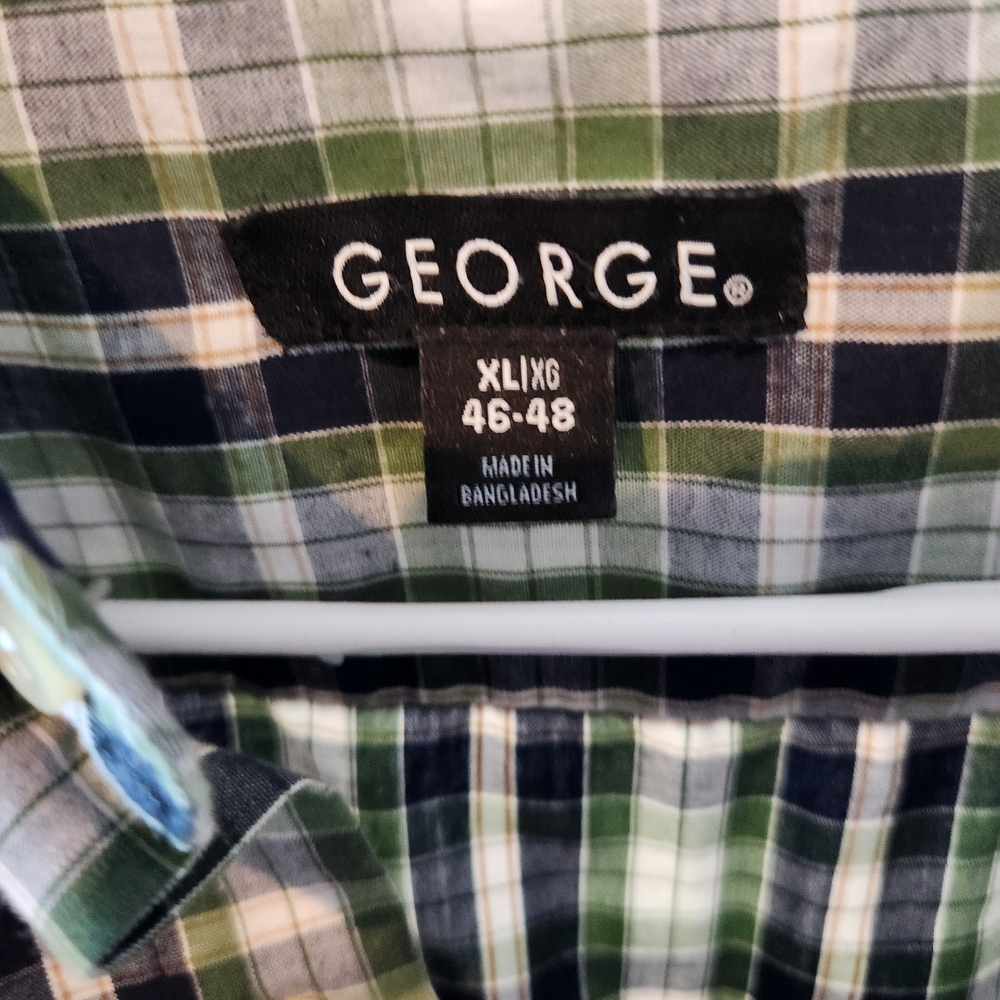 Mens Dress Shirts BUNDLE of 3 XL Vanhausen, George And Grand Slam Performance - Picture 3 of 12